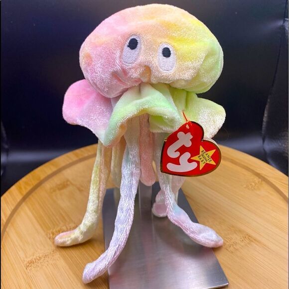 Rare/retired mint condition Ty Beanie Baby Goochy the Jellyfish - Picture 1 of 12